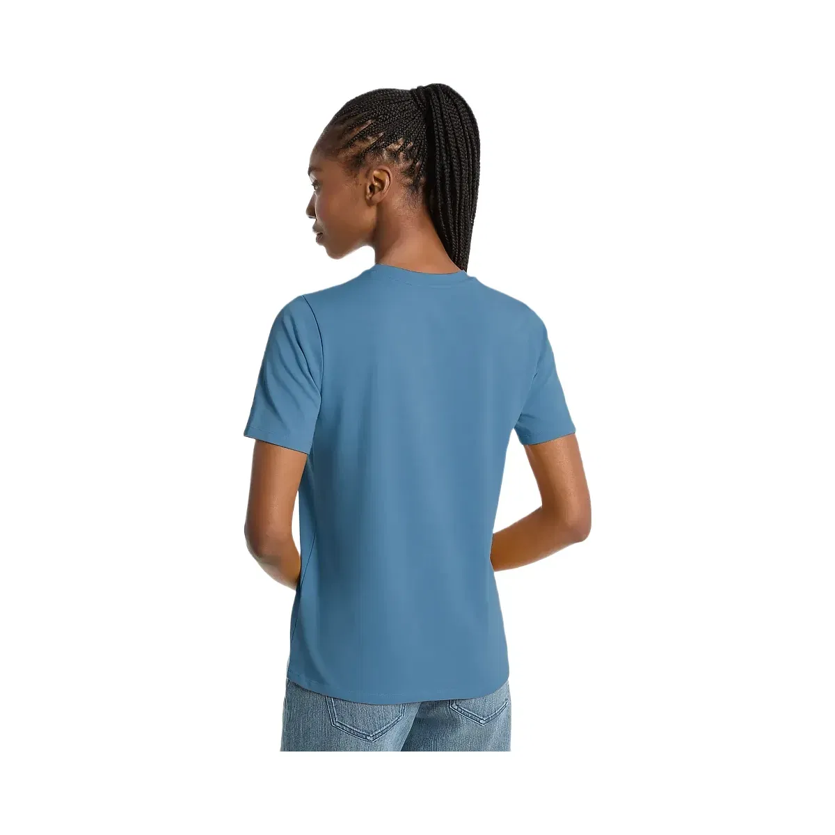 Michael Kors Studded Logo Charm Organic Cotton Jersey T-Shirt Dk Chambray