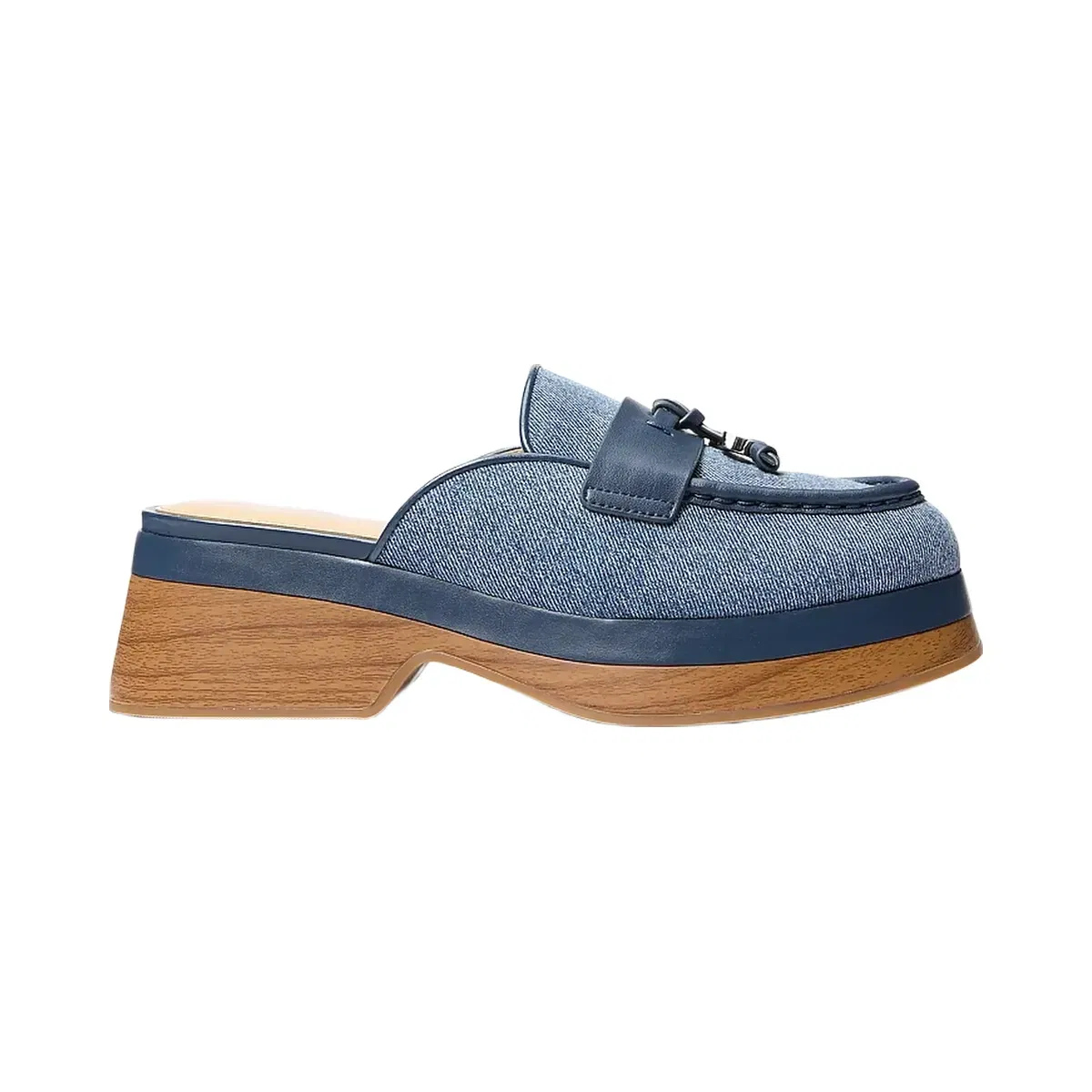 Michael Kors Zoe Denim Mule Dk Vt Bluwsh