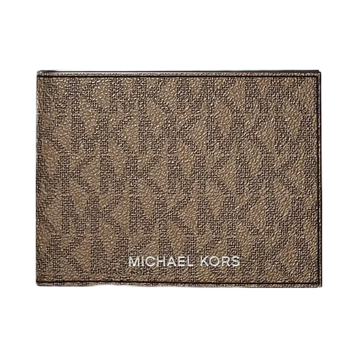 Michael Kors Cooper Logo Billfold Wallet With Passcase Camel