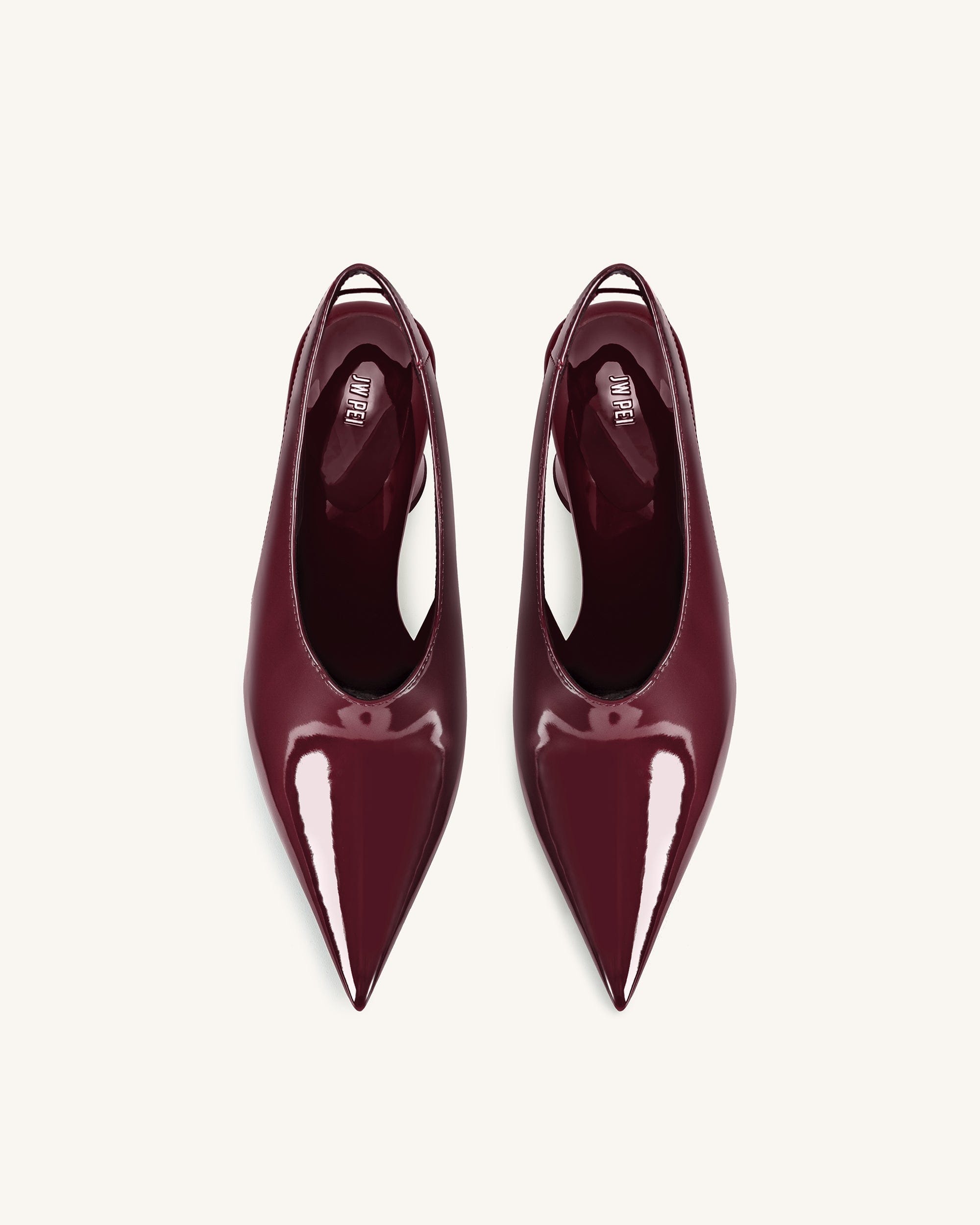 Jw Pei Vivovr High Heel Pumps Burgundy