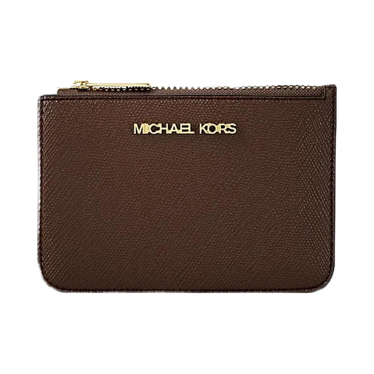 Michael Kors Jet Set Travel Small Saffiano Leather Coin Pouch Nutmeg
