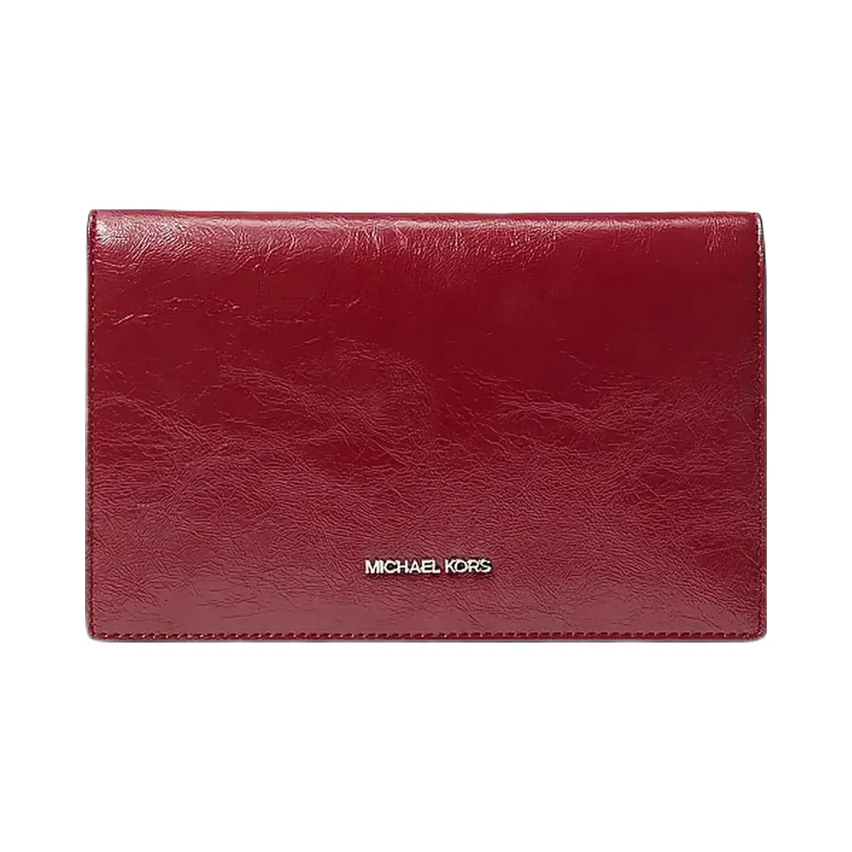 Michael Kors Jet Set Travel Small 2-in-1 Clutch Maroon