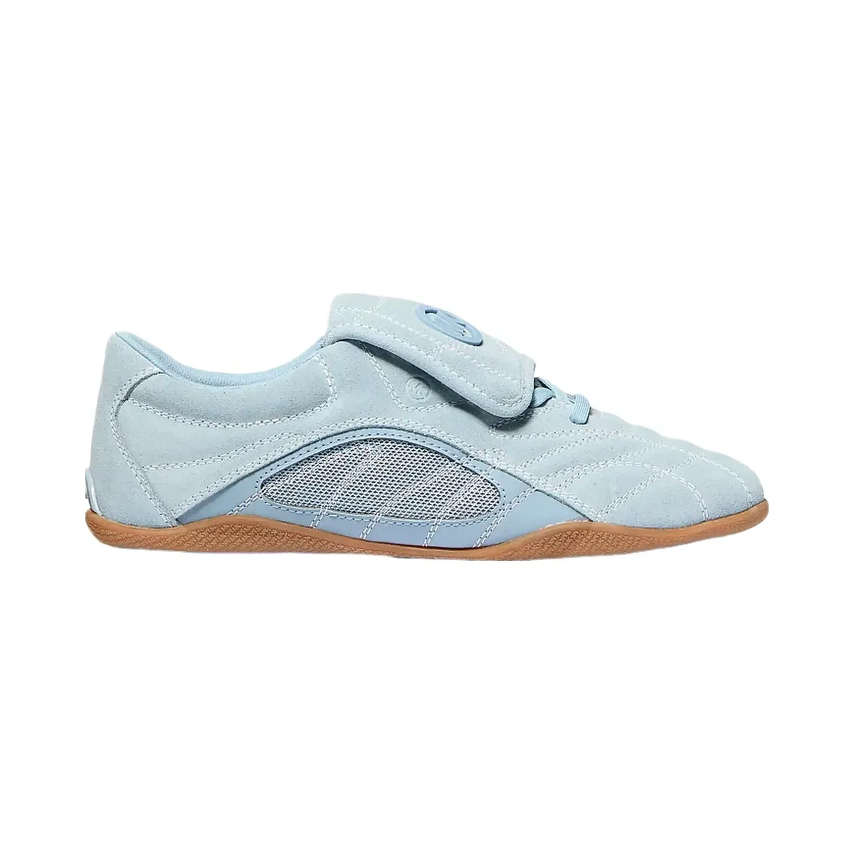 Michael Kors Kyler Suede and Mesh Trainer Chambray
