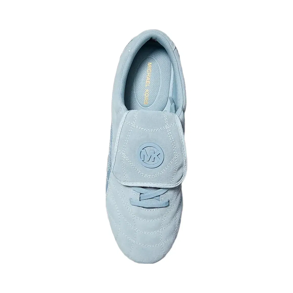Michael Kors Kyler Suede and Mesh Trainer Chambray