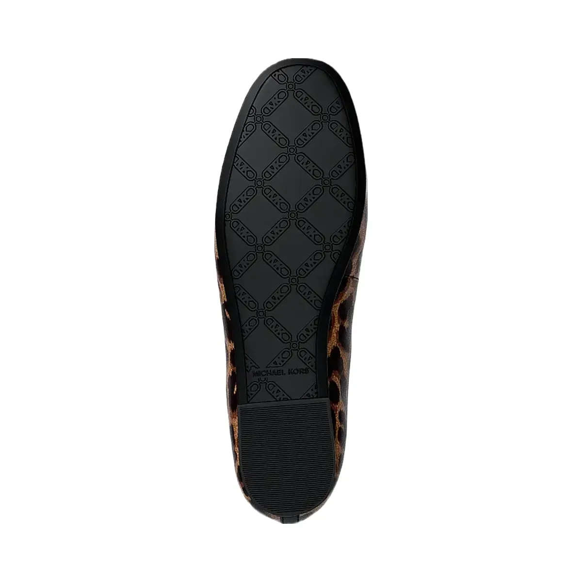 Michael Kors Savannah Leopard Print Ballet Flat Dk Camel Mlt