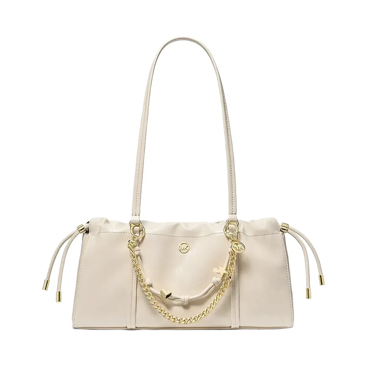 Michael Kors Matilda Small Cinched Shoulder Bag Lt Cream