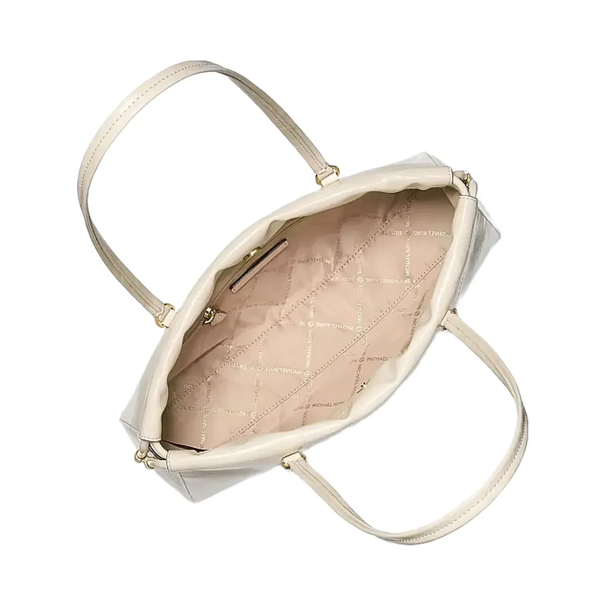 Michael Kors Matilda Small Cinched Shoulder Bag Lt Cream