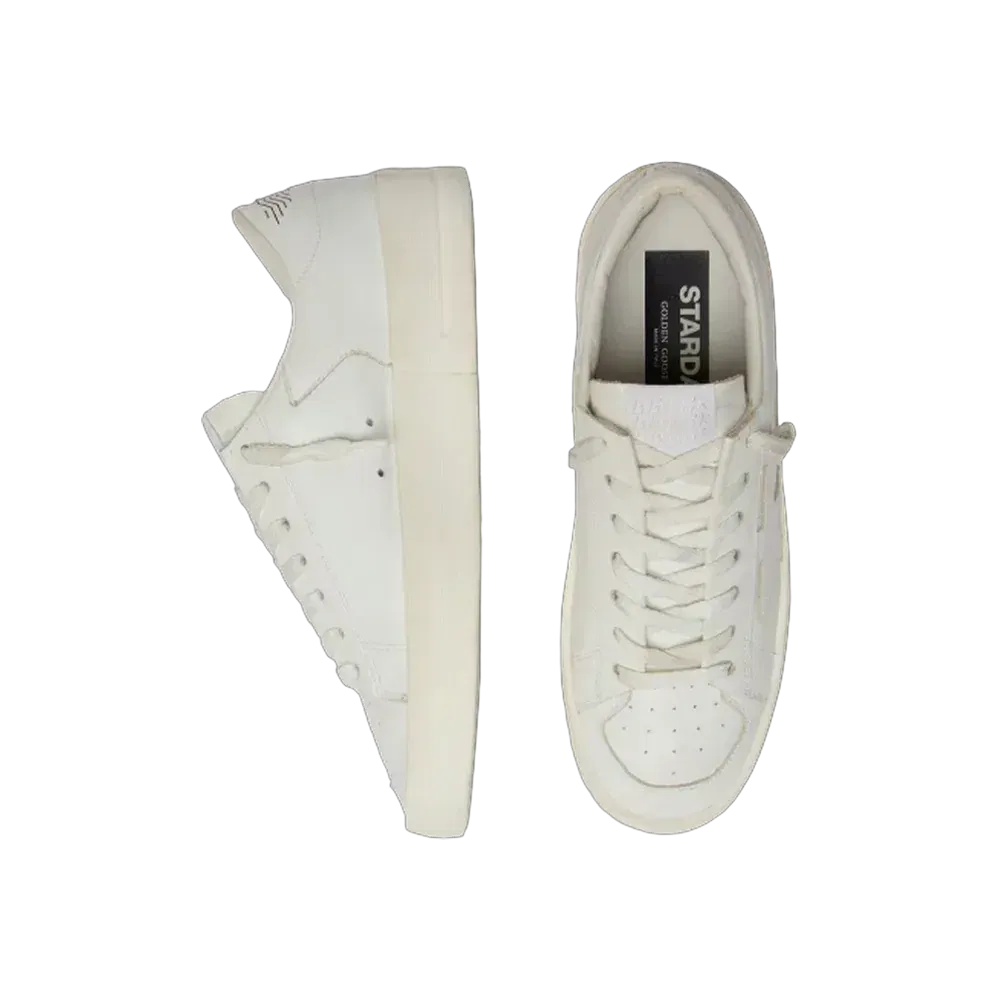 Golden Goose Stardan In Total White Leather