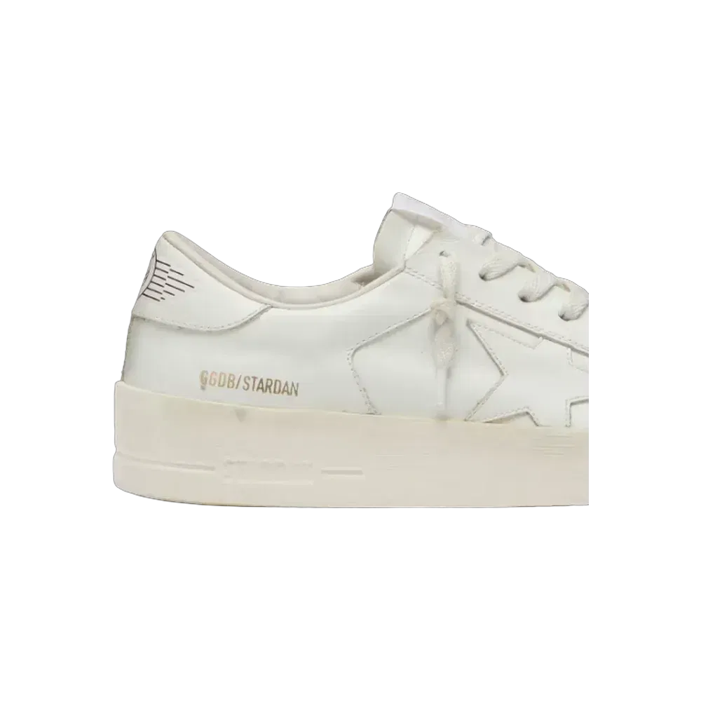 Golden Goose Stardan In Total White Leather