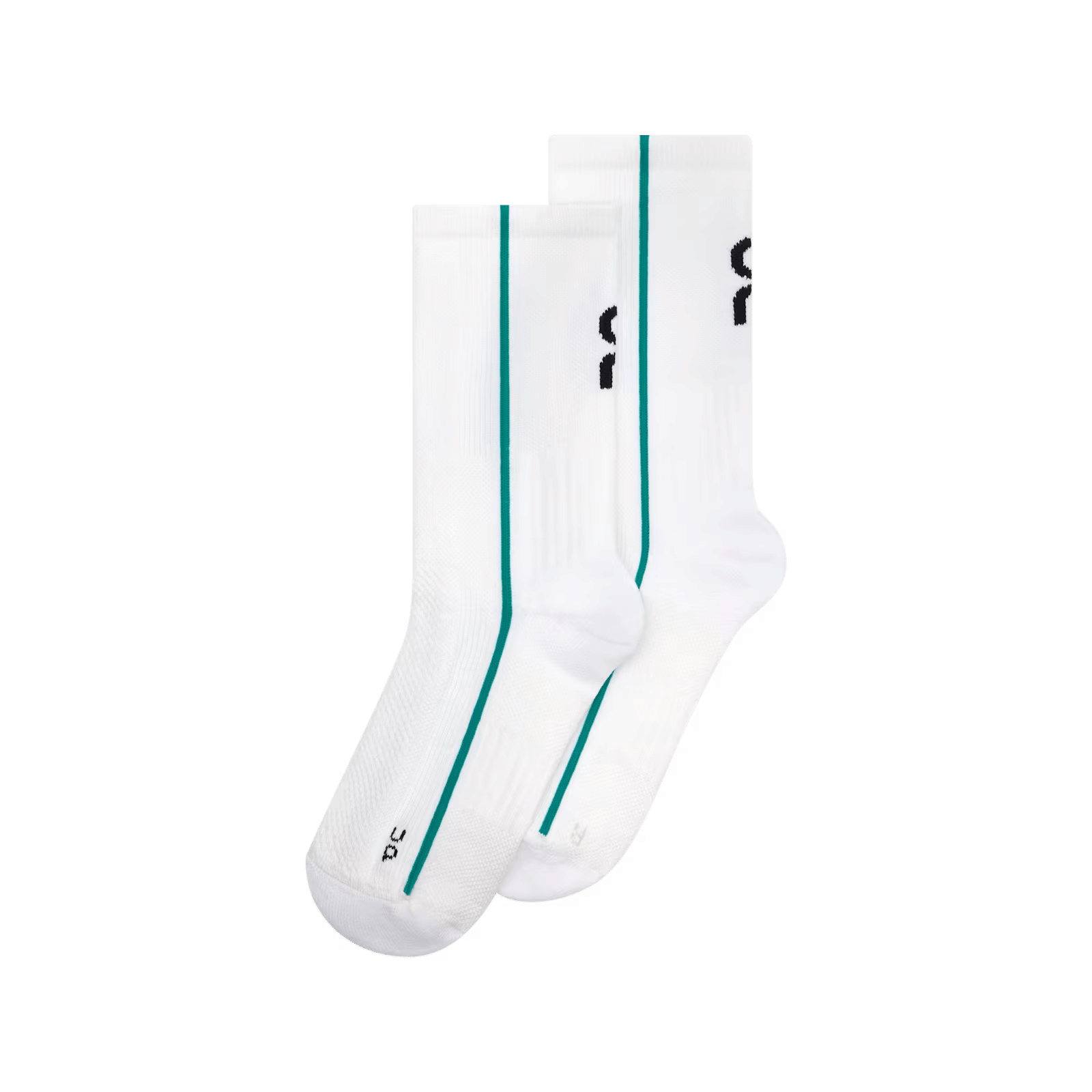 On Court Sock High White | Neem
