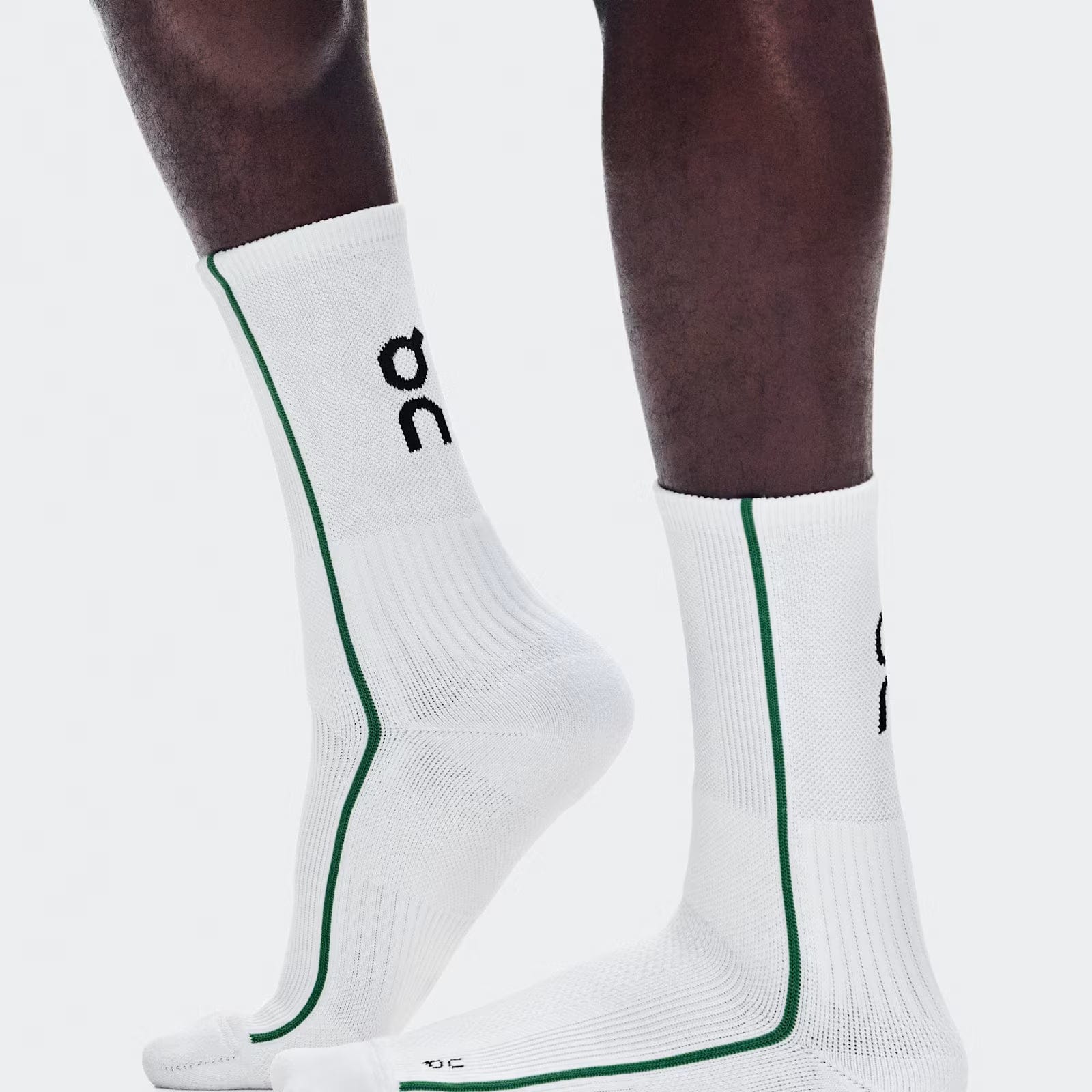 On Court Sock High White | Neem