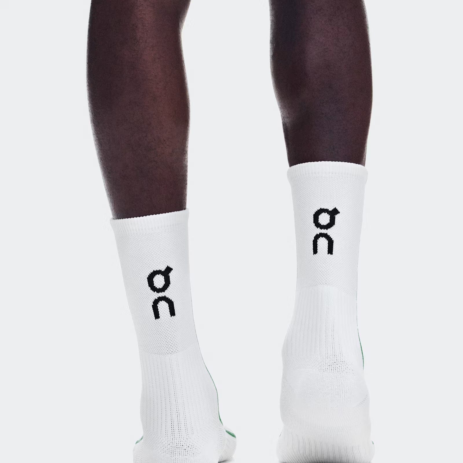 On Court Sock High White | Neem