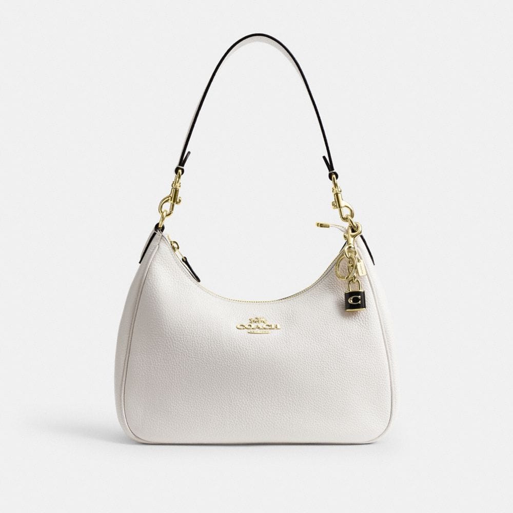 Coach Lock Bag Charm Gold Black