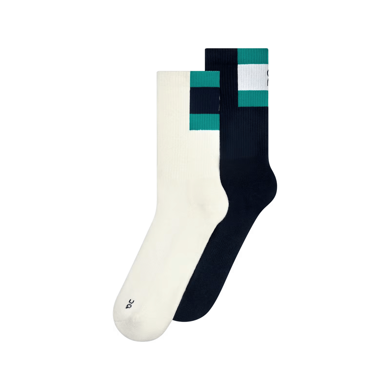 On Courtside Sock High 2P Ivory | Midnight