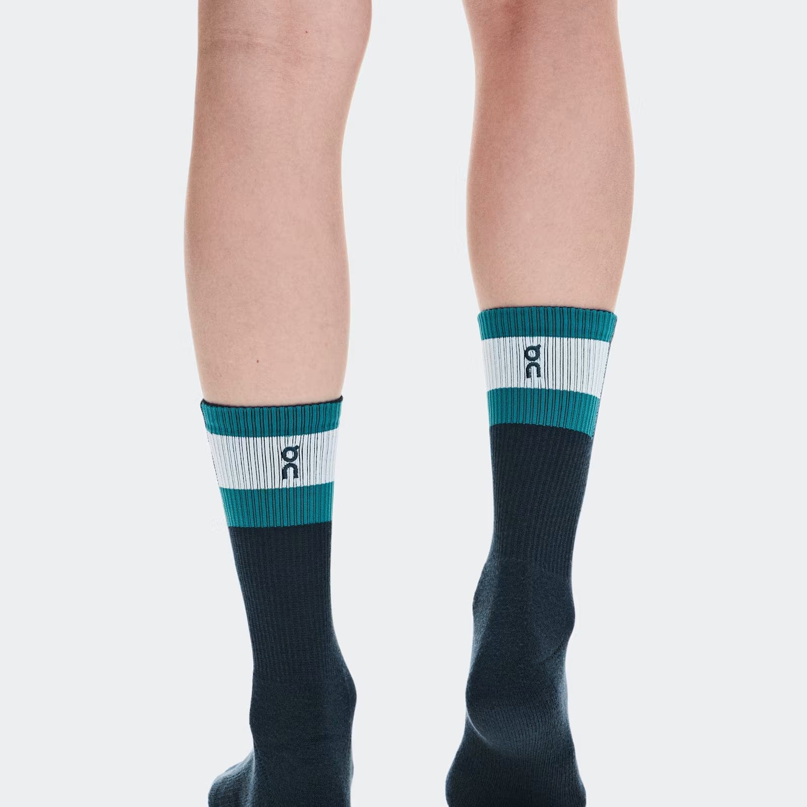 On Courtside Sock High 2P Ivory | Midnight