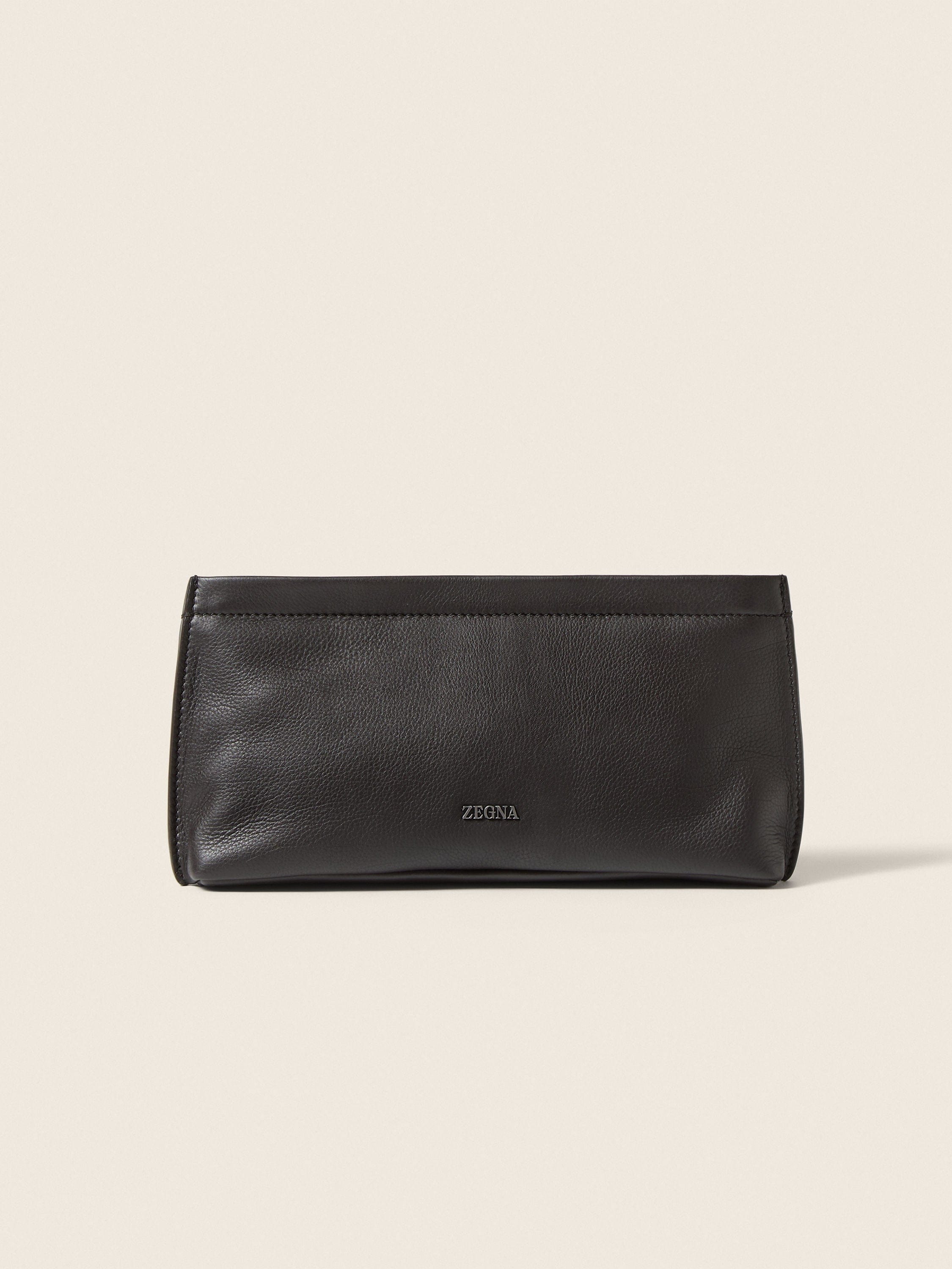 Zegna Dark Brown Secondskin Pouch