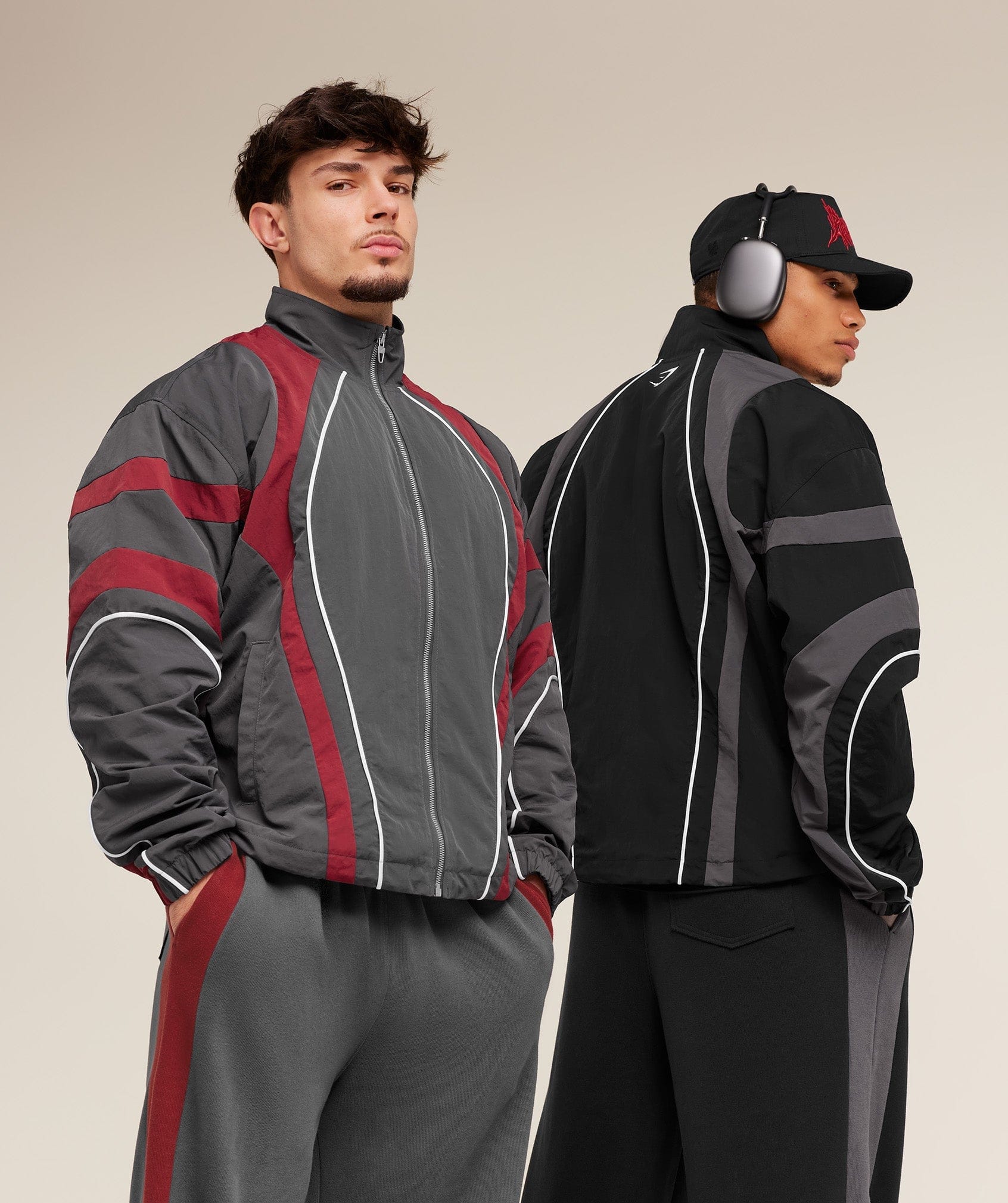 Gymshark Gymshark X Carlos Belcast Track Jacket Grey