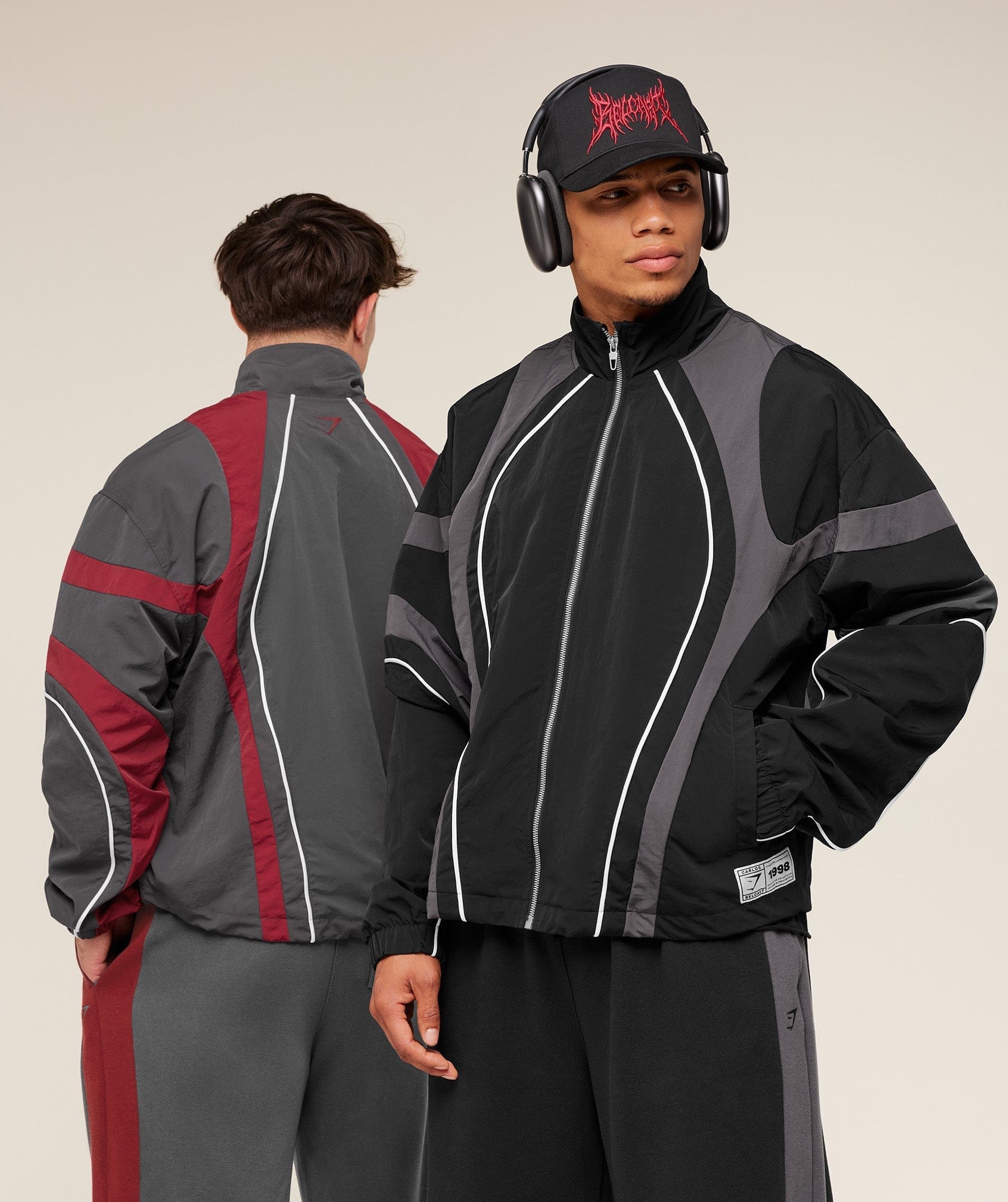 Gymshark Gymshark X Carlos Belcast Track Jacket Grey