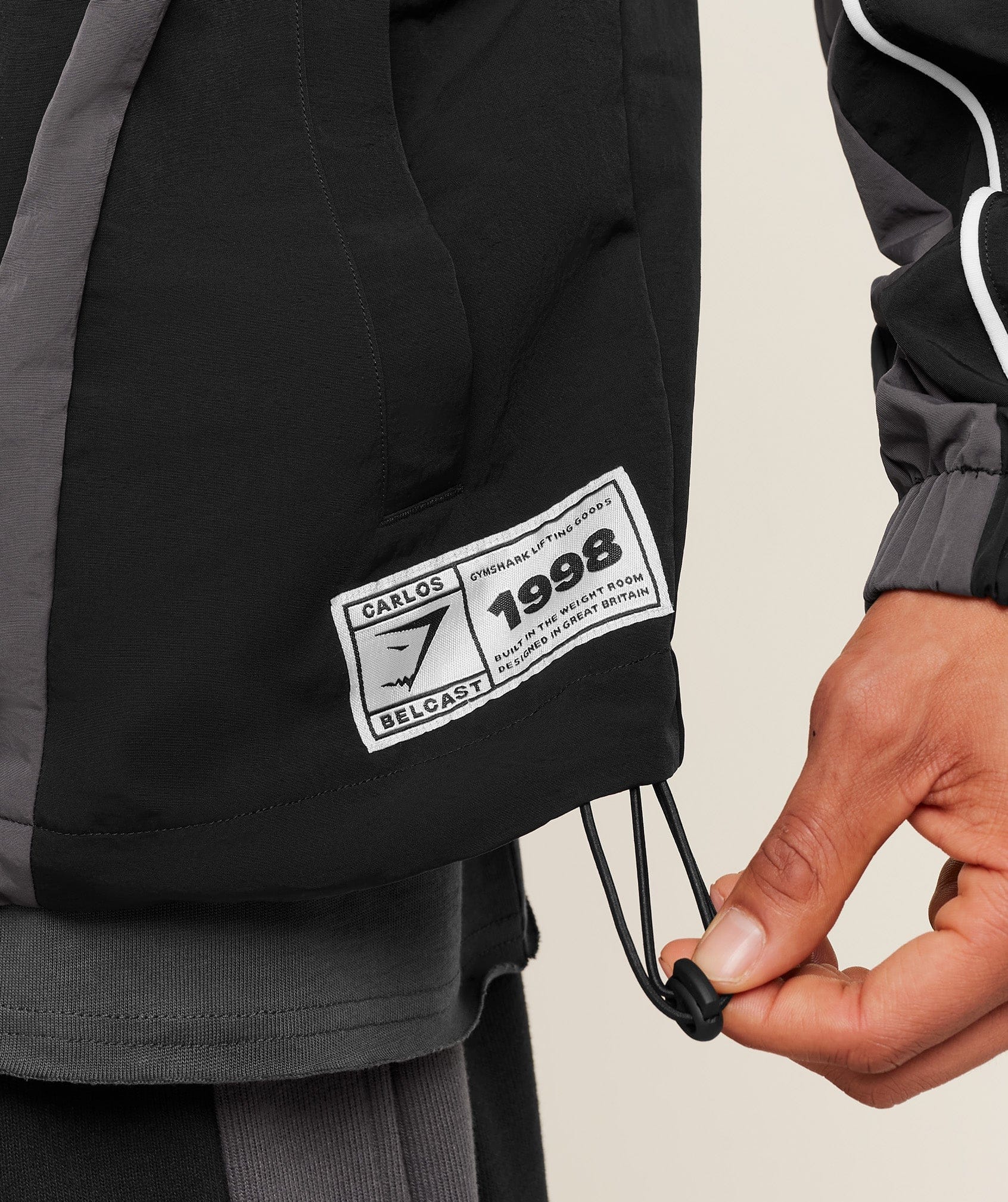 Gymshark Gymshark X Carlos Belcast Track Jacket Grey