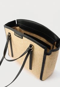 Valentino Demetra Tote Bag Naturale/Nero