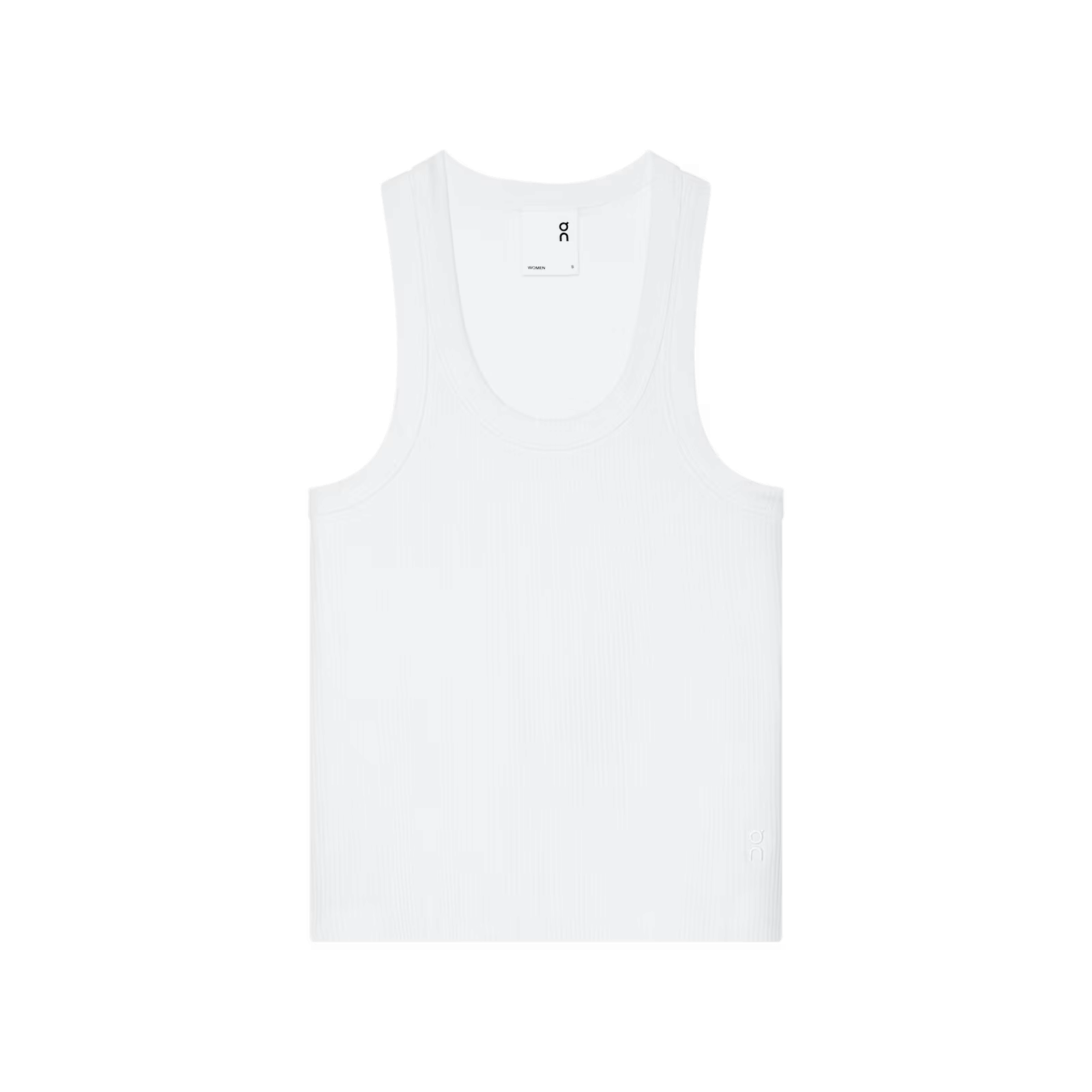 On All-Day Ribbed Tank White (Women'S)
