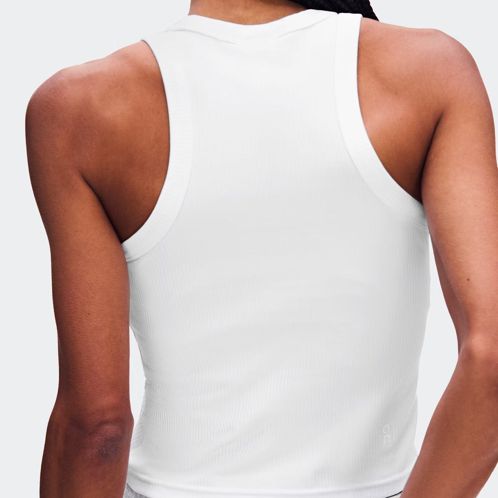 On All-Day Ribbed Tank White (Women'S)