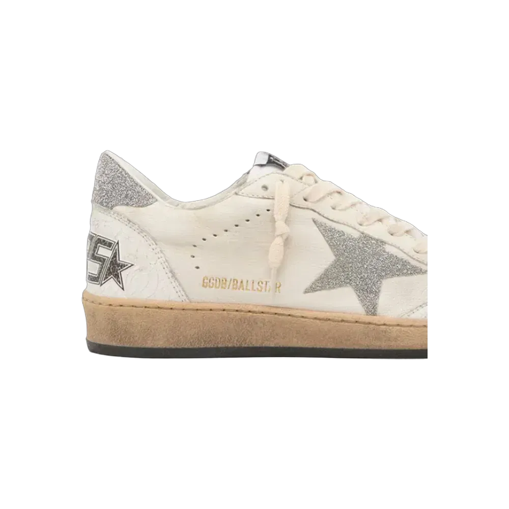 Golden Goose Ball Star With A Swarovski Crystal Star And Heel Tab