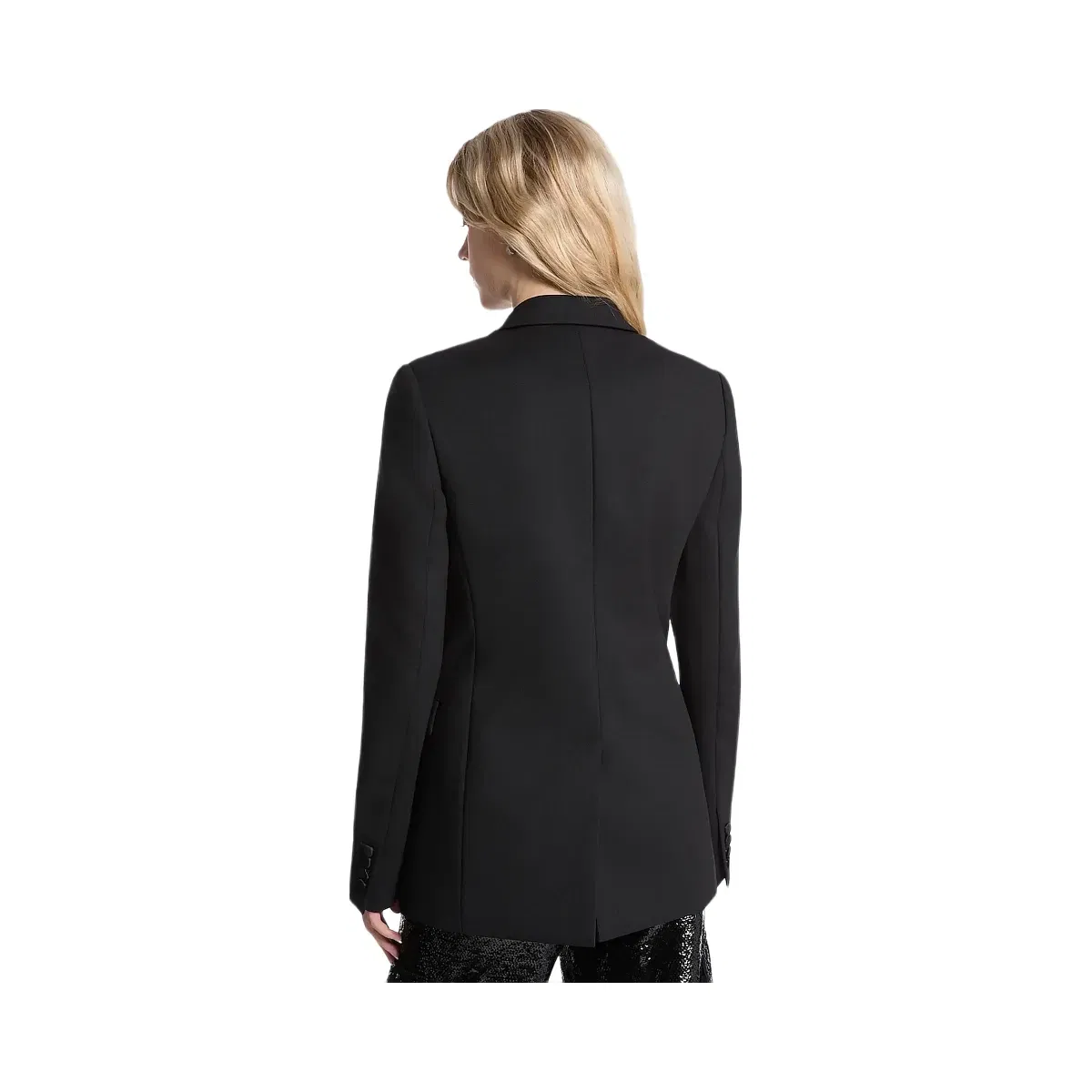 Michael Kors Twill Tuxedo Blazer Black