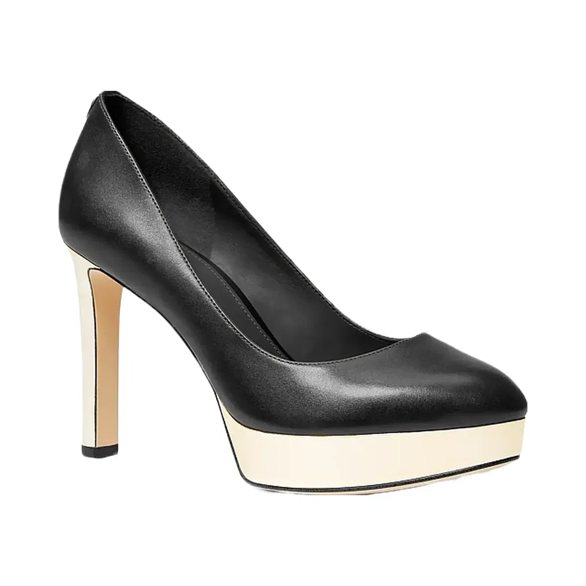 Michael Kors Chantal Leather Platform Pump Black
