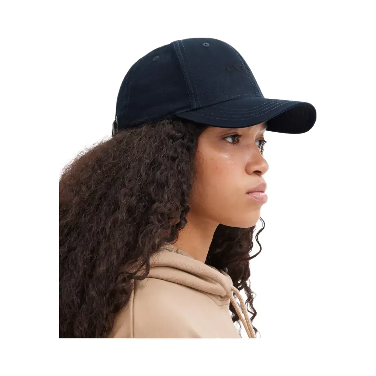 Coach Embroidered Baseball Hat in Navy
