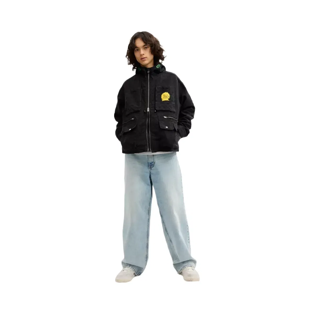 Coach x Brain Dead Chore Jacket With Hood in Black Signature