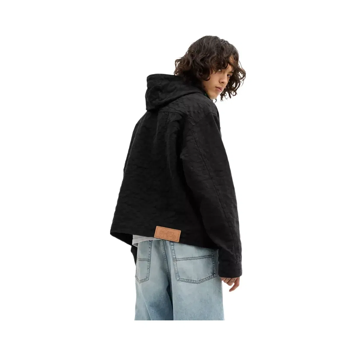 Coach x Brain Dead Chore Jacket With Hood in Black Signature