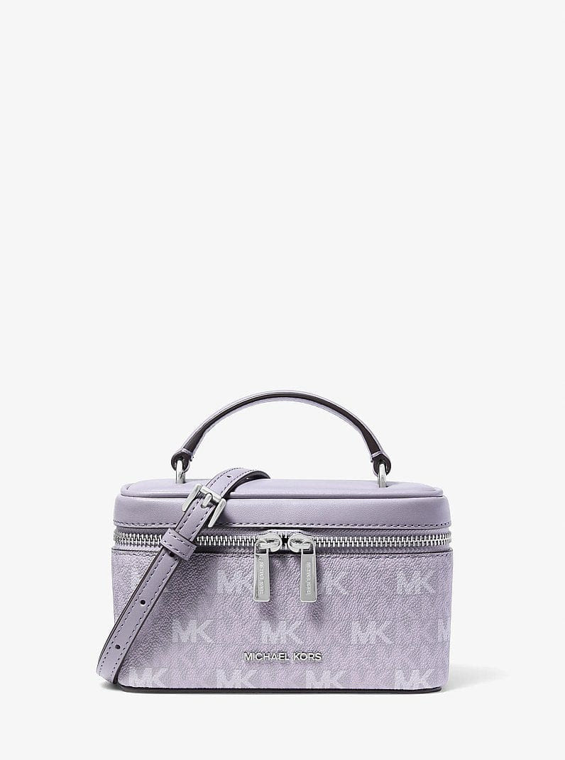 Michael Kors Vivi Small Signature Logo Vanity Crossbody Bag Lilac