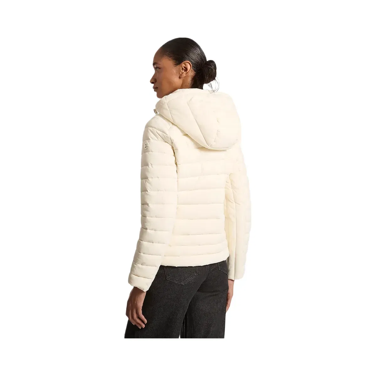 Michael Kors Chevron Quilted Jacket Bone