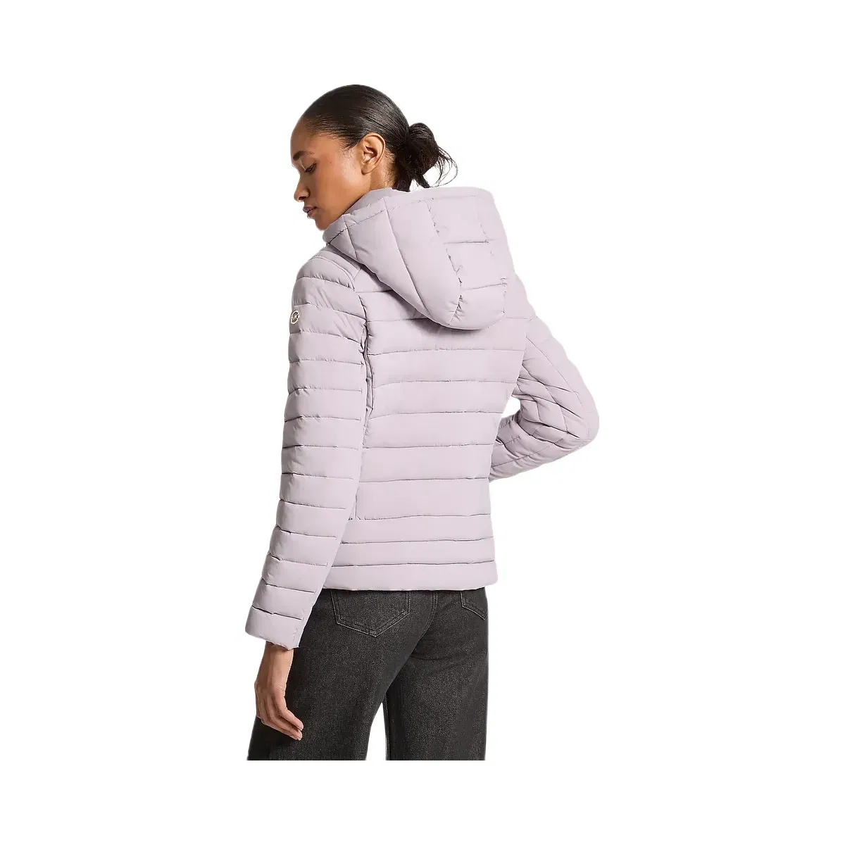 Michael Kors Chevron Quilted Jacket Lilac