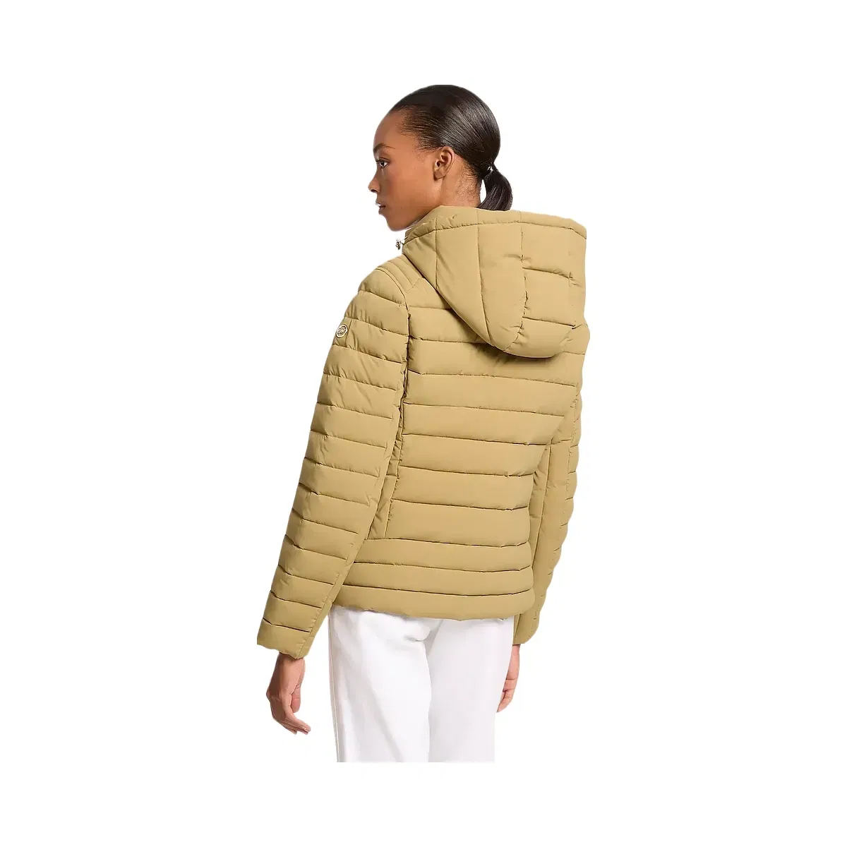 Michael Kors Chevron Quilted Jacket Oregano