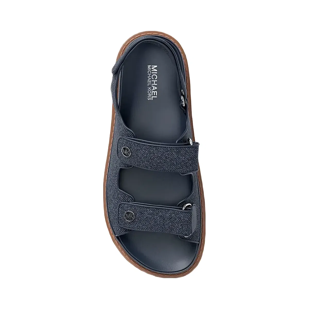 Michael Kors Holland Denim Sandal Dk Vt Bluwsh