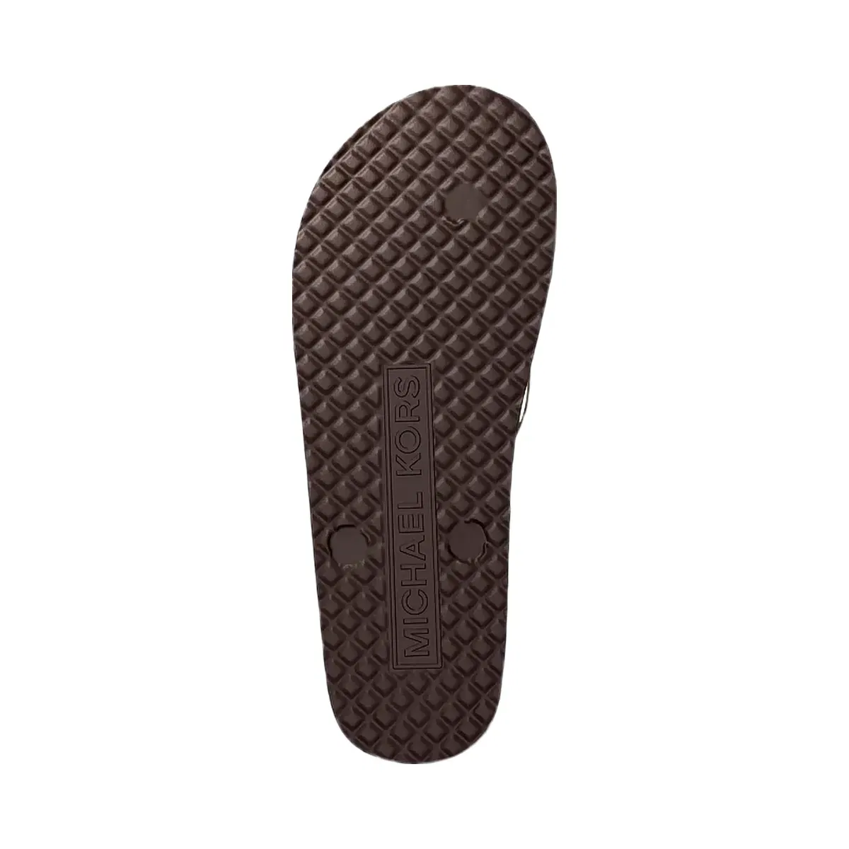 Michael Kors Signature Logo Flip Flops Brown
