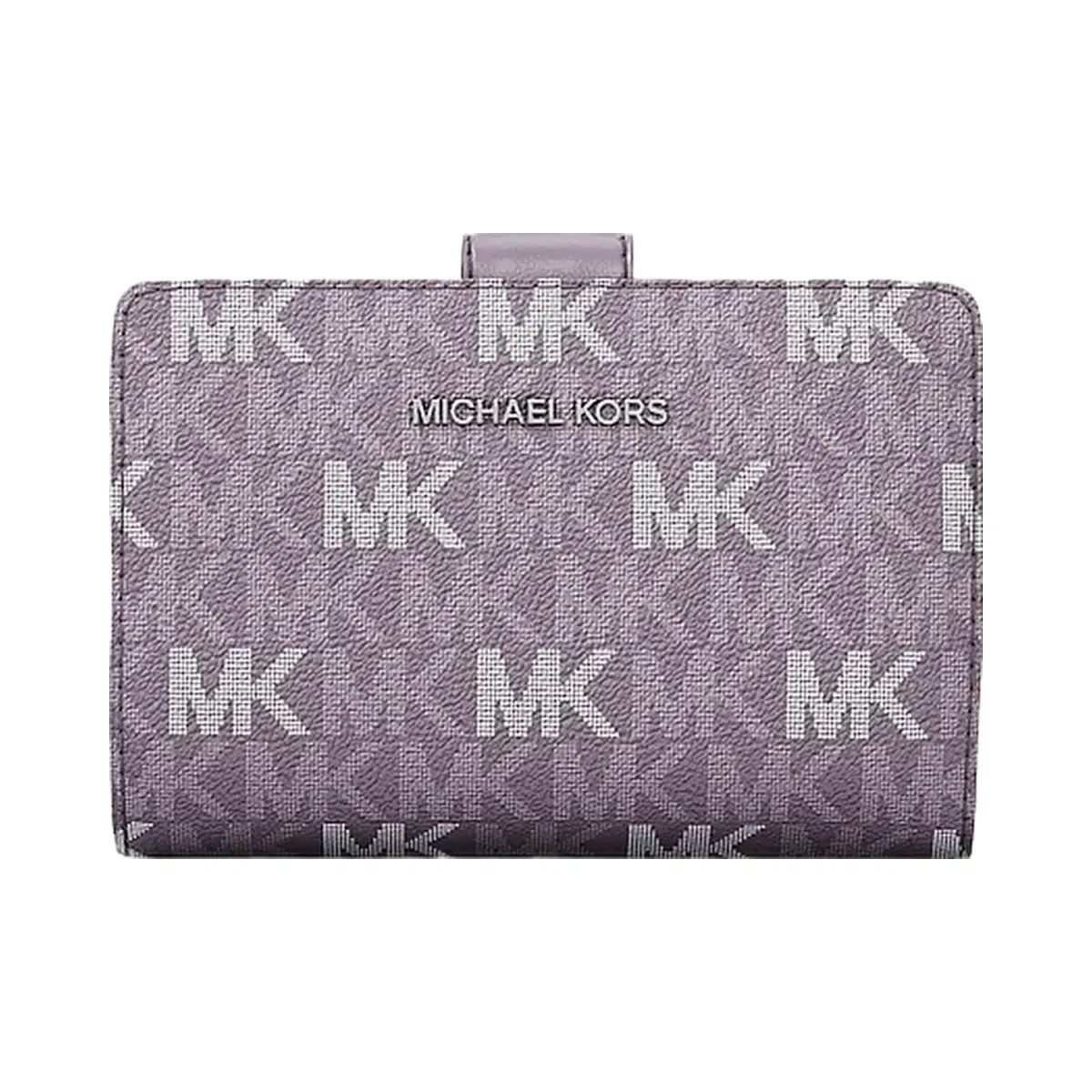 Michael Kors Jet Set Travel Medium Signature Logo Billfold Wallet Lilac