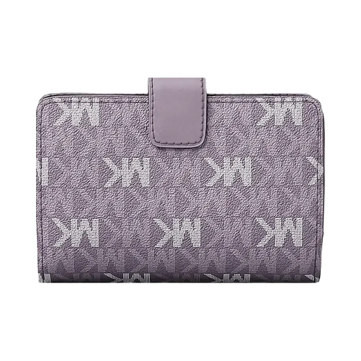 Michael Kors Jet Set Travel Medium Signature Logo Billfold Wallet Lilac