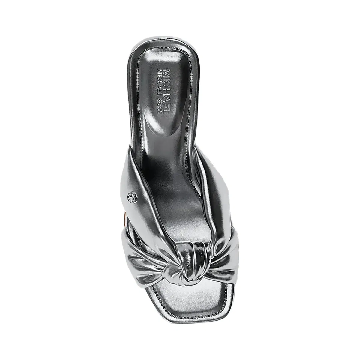 Michael Kors Elena Metallic Sandal Silver