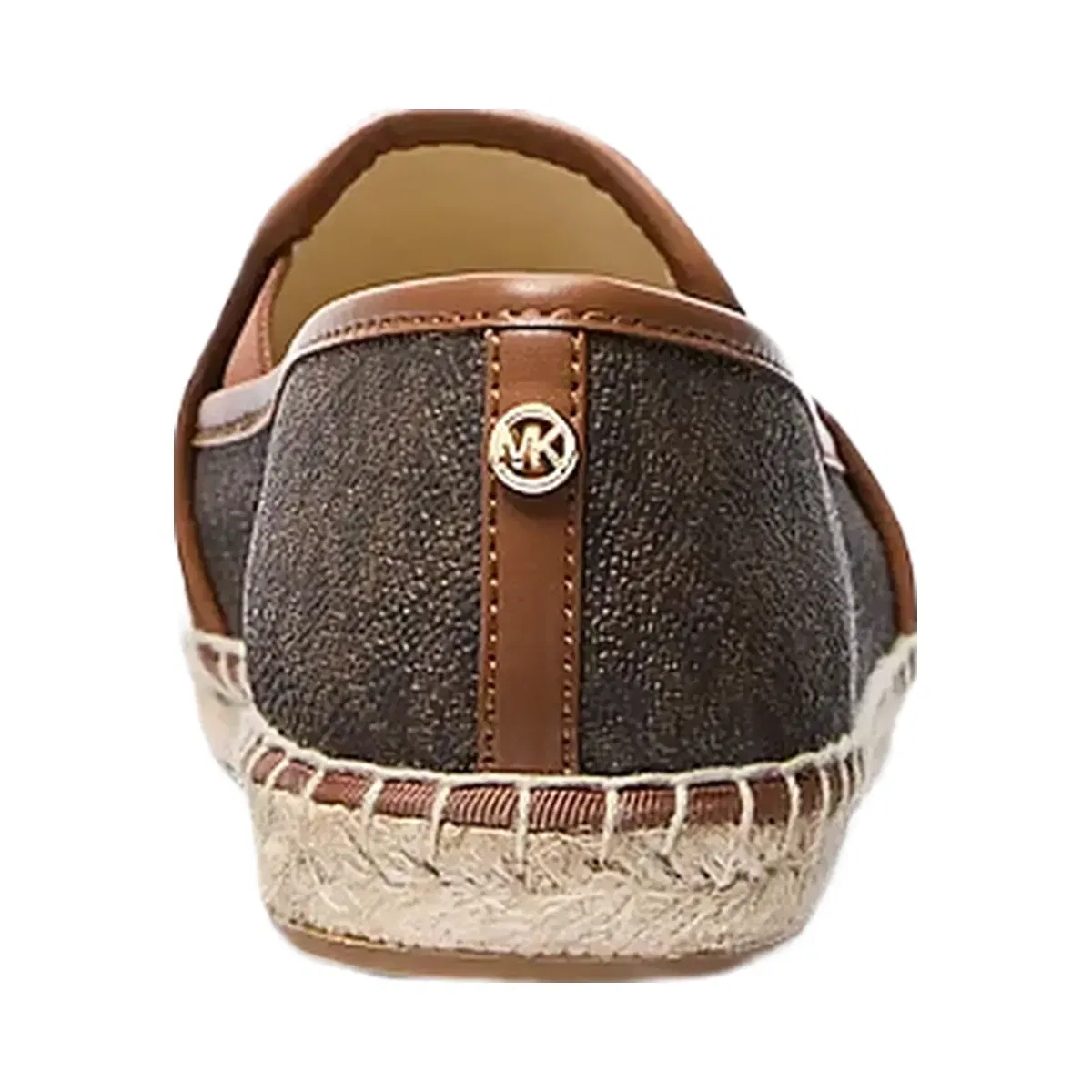Michael Kors Hastings Signature Logo Slip-On Espadrille Brown
