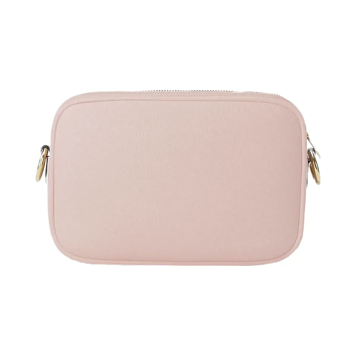 Michael Kors Jet Set Large Pebbled Leather Camera Crossbody Bag Powder Blush