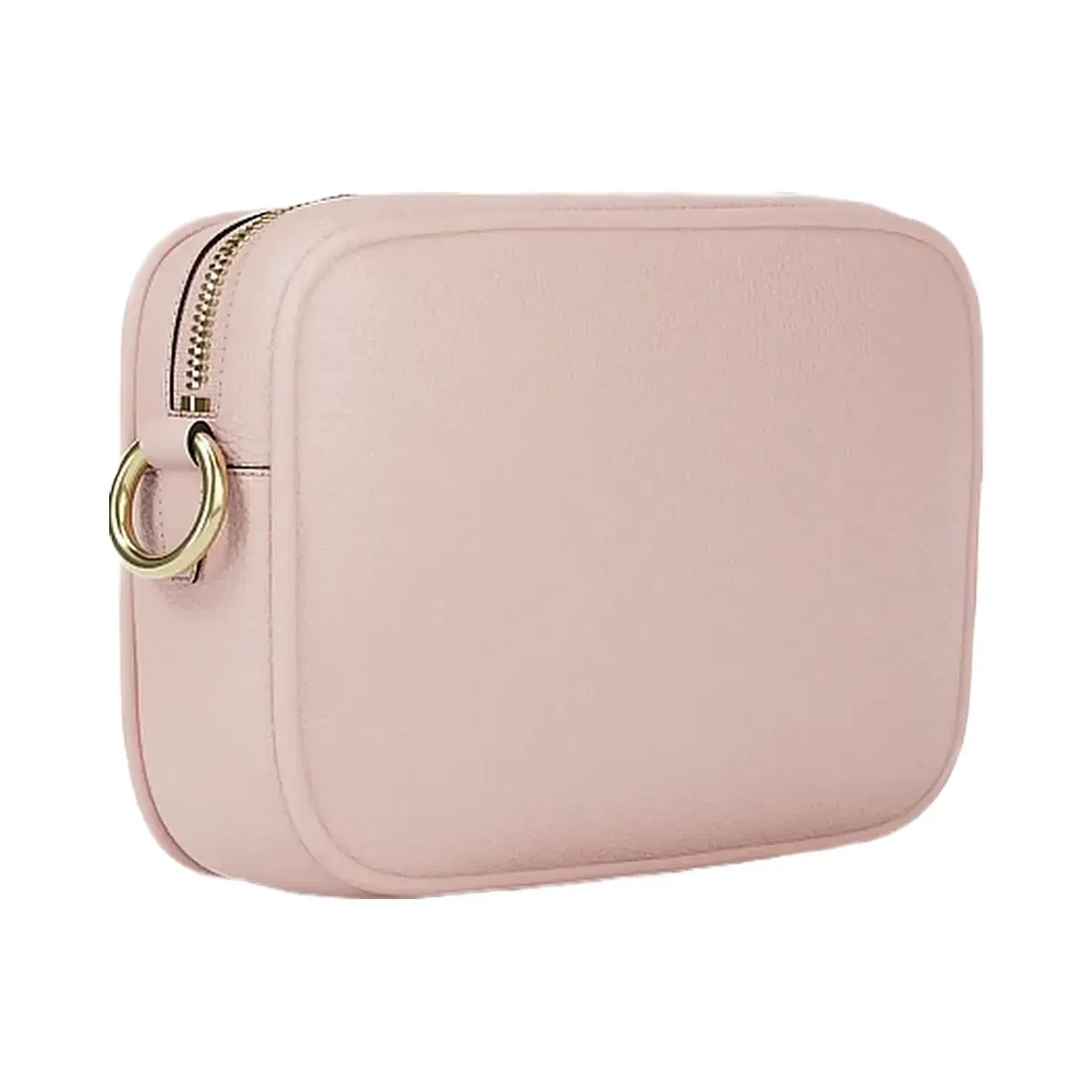 Michael Kors Jet Set Large Pebbled Leather Camera Crossbody Bag Powder Blush