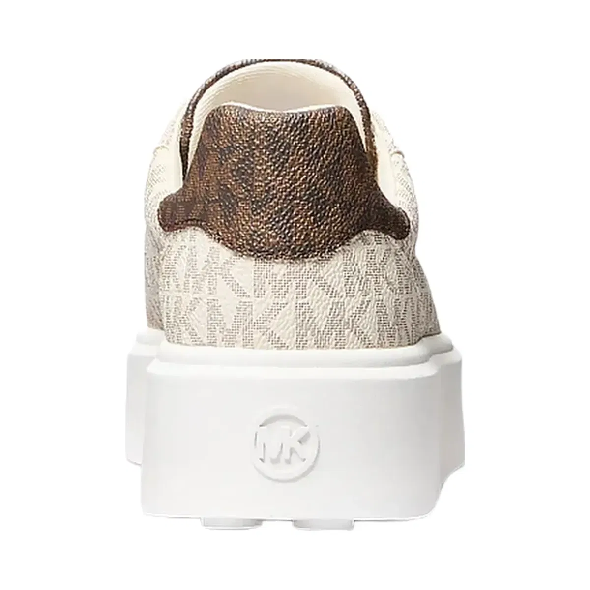 Michael Kors Romey Two-Tone Logo Platform Sneaker Vanilla