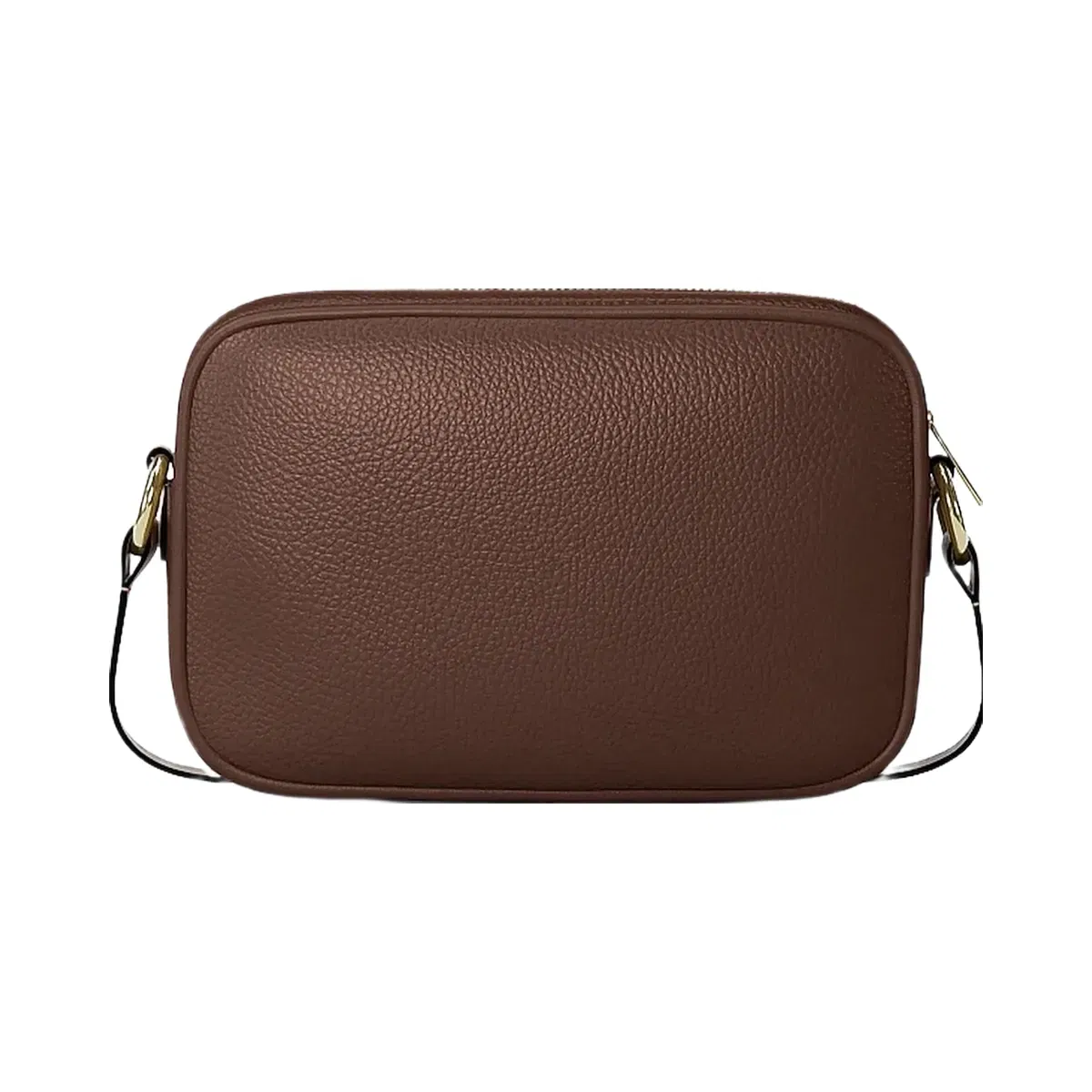 Michael Kors Jet Set Large Pebbled Leather Camera Crossbody Bag Nutmeg