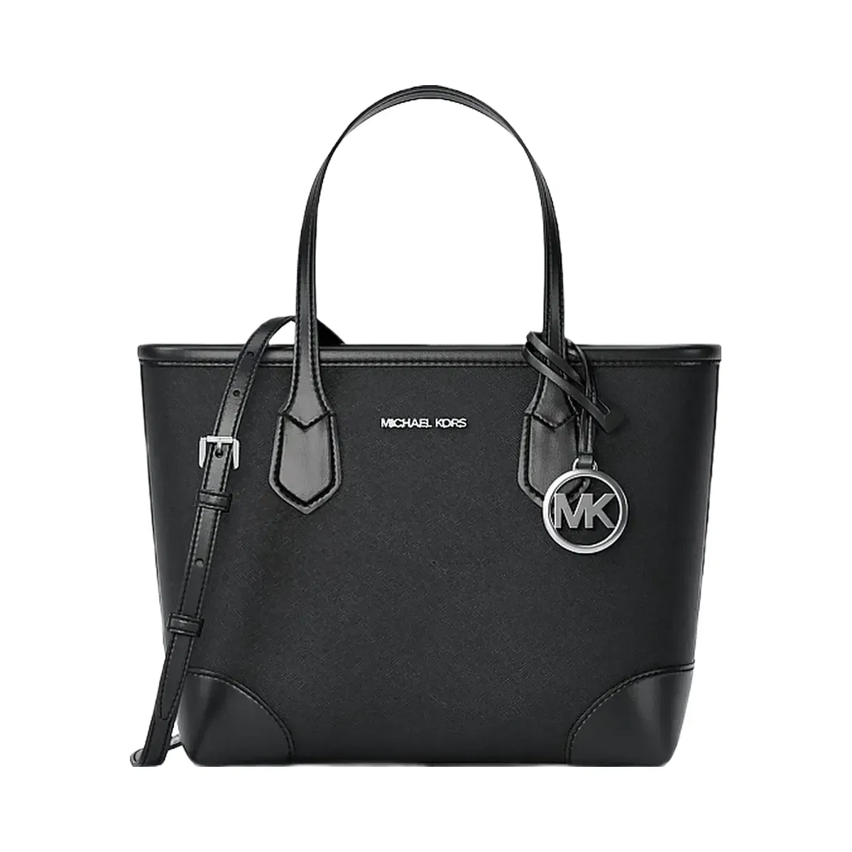 Michael Kors Eva Extra-Small Saffiano Leather Convertible Tote Bag Black