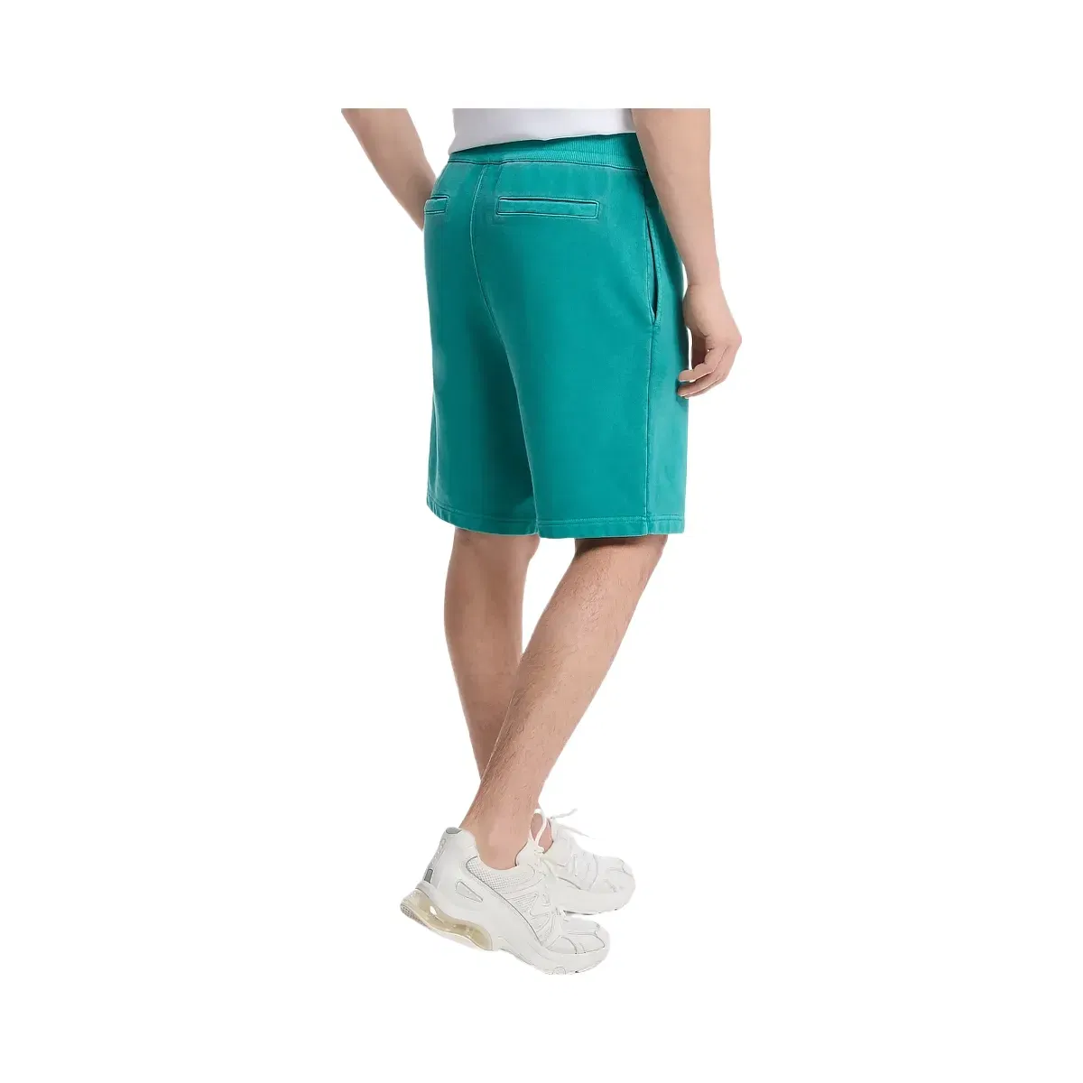 Michael Kors Garment-Dyed Cotton Shorts Grass Green