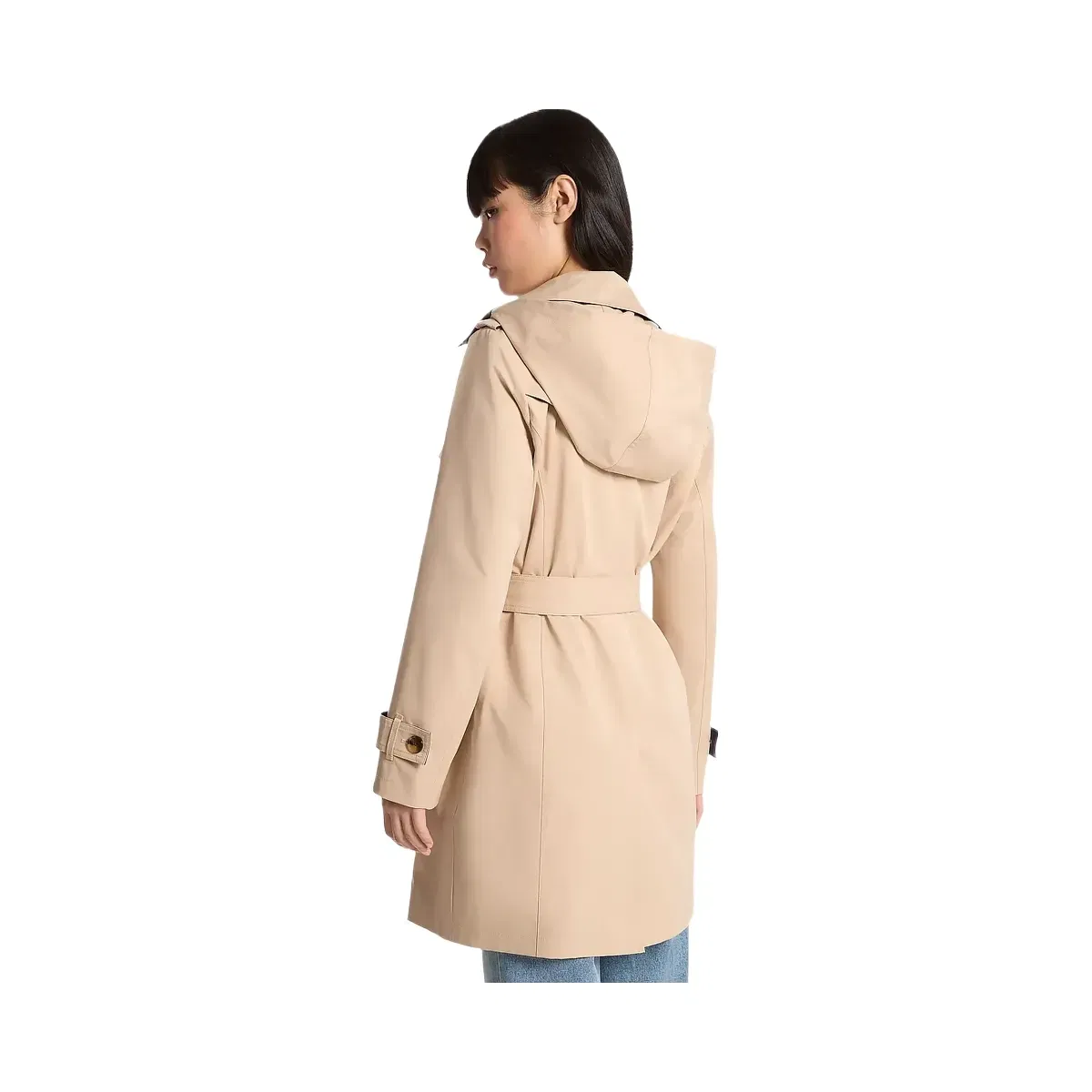 Michael Kors Belted Trench Coat Buff