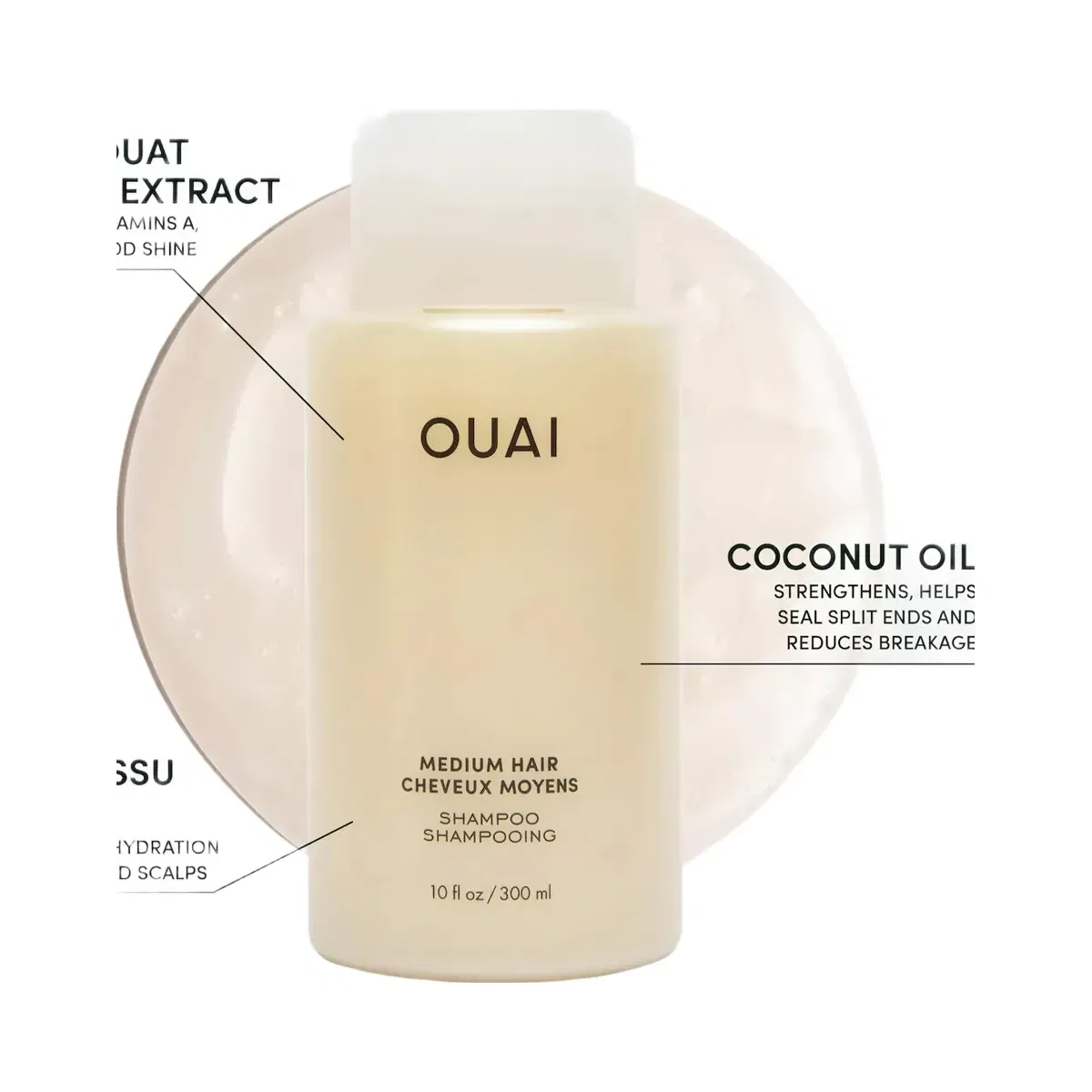 OUAI Medium Hair Shampoo & Conditioner Set